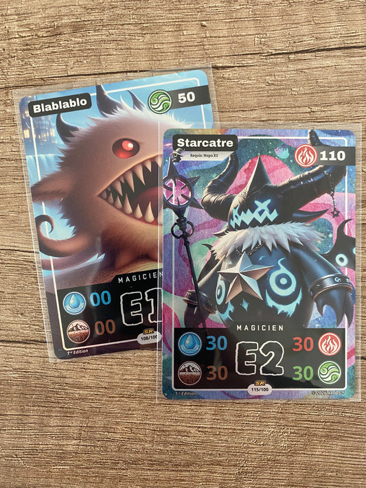 Sleeves de Protection Premium 65x90 mm – Lot de 100 – Compatibles Altos, Pokemon, Magic !